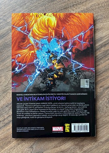 Beden Thanos Geri Döndü Marvel Çizgi Roman