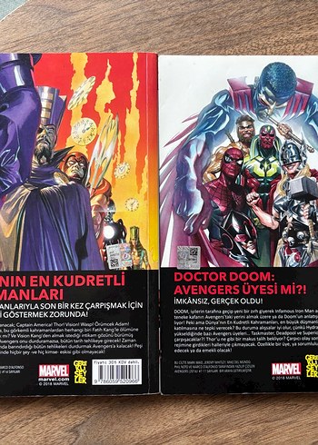  Beden Marvel Avengers Zincirsiz Çizgi Roman Seti