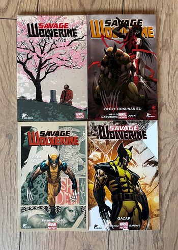 Beden Renk Savage Wolverine 1-4 Çizgi Roman Seti