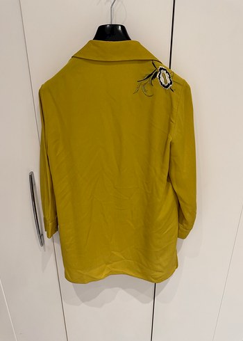 Şık Kadın Uzun Kollu Midi Gömlek - Görsel 6