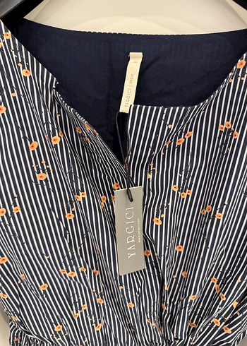 Düğmeli Gri Uzun Kol Pamuk Elbise - Görsel 4