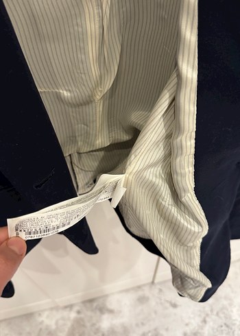 Kadın Siyah Keten Blazer Ceket - Görsel 5