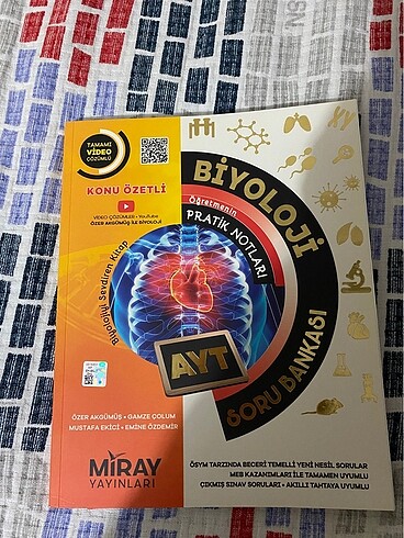 miray yayınları ayt biyoloji konu özetli soru bankası
