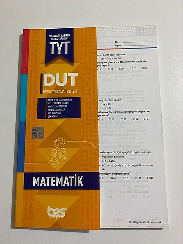 tyt matematik test kitabı bes yayınları