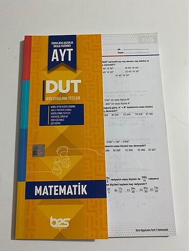 ayt matematik test kitabı bes yayınları
