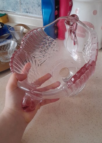 Pastel Pembe Cam Vazo - Görsel 4