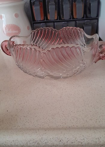 Pastel Pembe Cam Vazo - Görsel 2