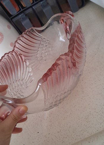 Pastel Pembe Cam Vazo - Görsel 3