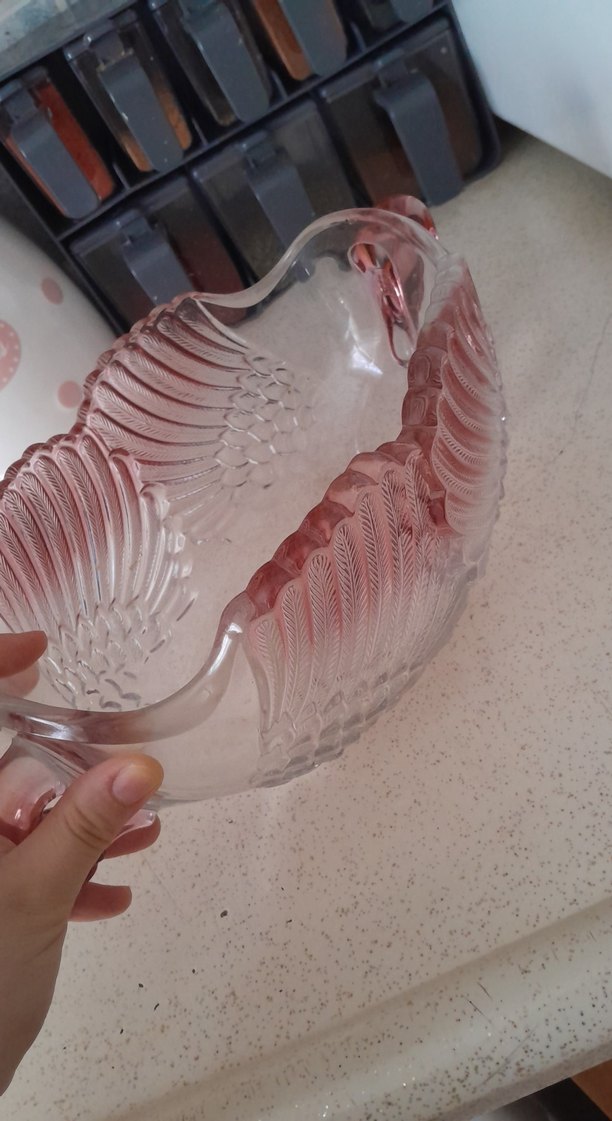 Pastel Pembe Cam Vazo - Görsel 3