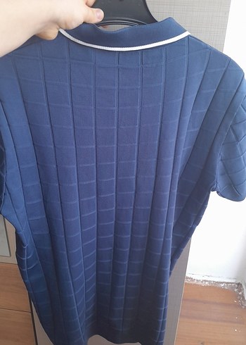 Mavi Polo Yaka Erkek Tişört - Görsel 2