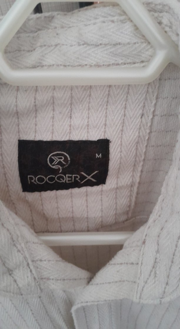 Erkek Beyaz Keten Uzun Kollu Gömlek - Görsel 2