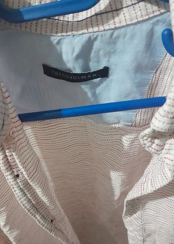 Erkek Beyaz Keten Uzun Kollu Gömlek - Görsel 2