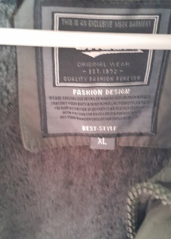 Gri Kapitone Kadın Kışlık Mont - Görsel 6