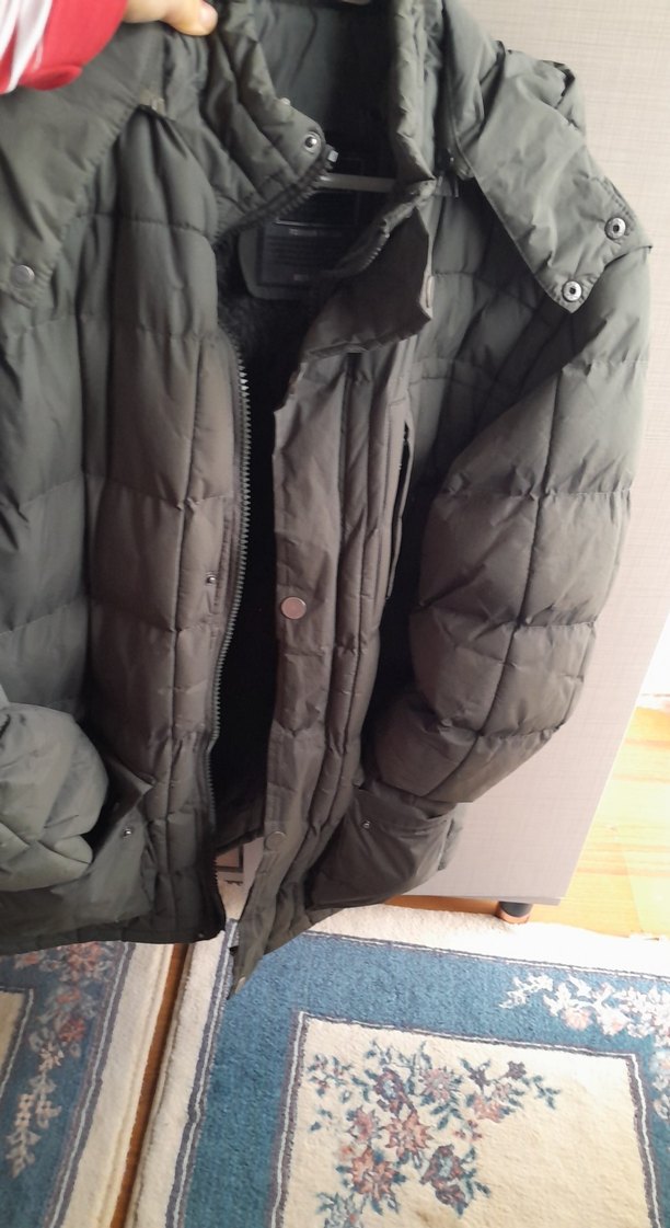 Gri Kapitone Kadın Kışlık Mont - Görsel 3