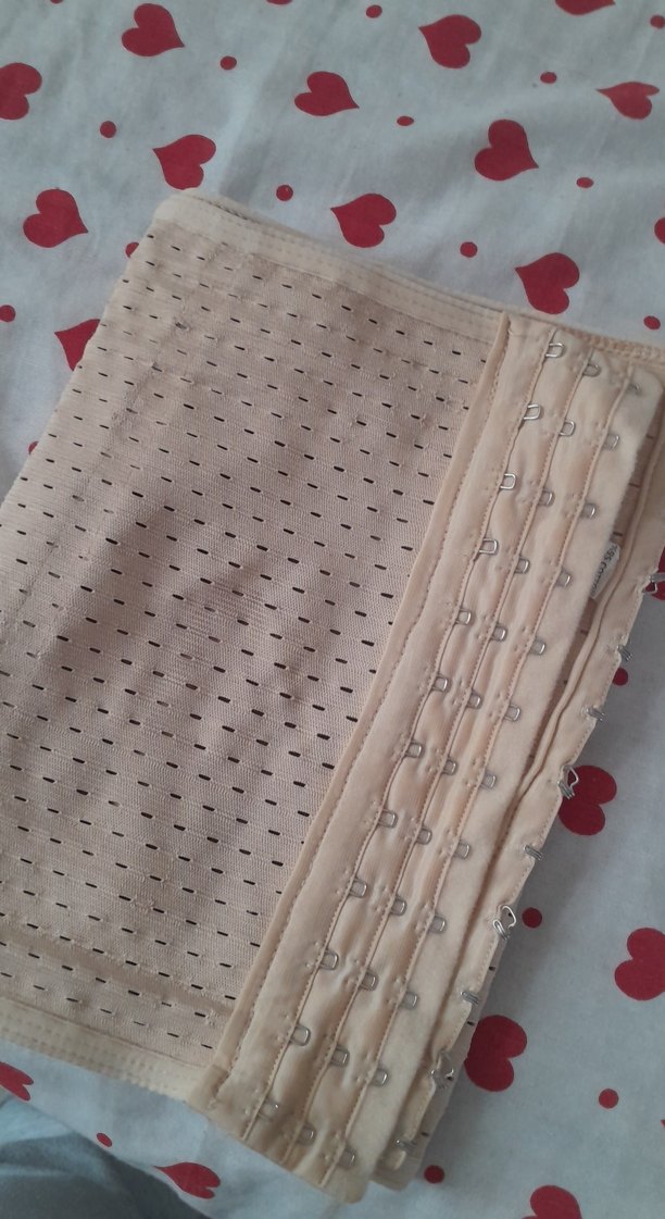 Bej Parlak Hemşire Korsesi Midi Boy - Görsel 4