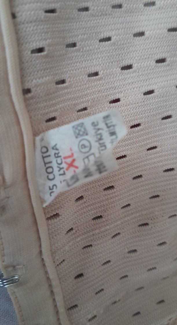 Bej Parlak Hemşire Korsesi Midi Boy - Görsel 2