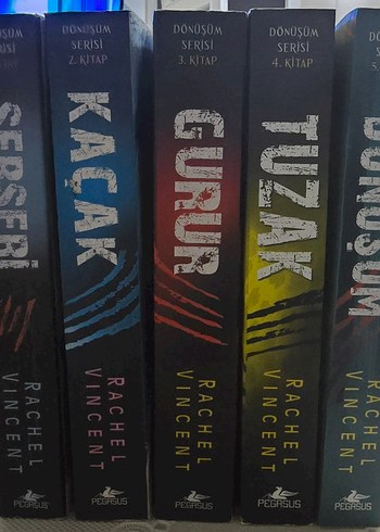 Rachel Vincent Dönüşüm Serisi 1.2.3.4.5Kitaplar