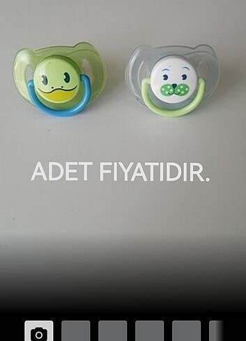 Philips avent bebek emzik 6-18 ay
