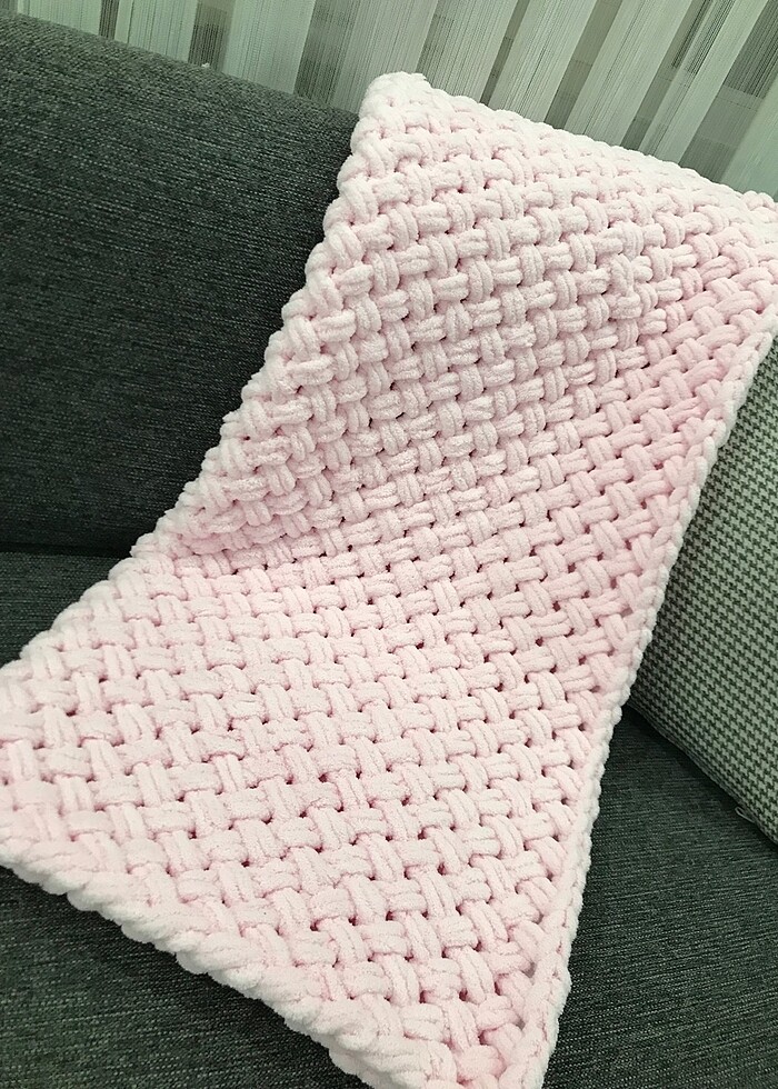 Alize puffy bebek battaniyesi 100x100cm - Görsel 3