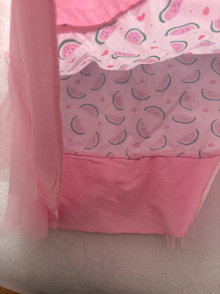 Kız Çocuk Pembe Fırfırlı Elbise - Görsel 3