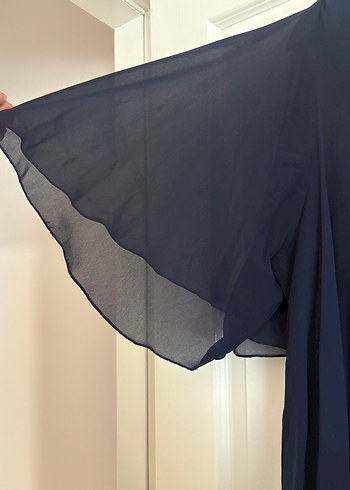 Kadın için Uzun Renkli Taşlı İşlemeli elbise - Görsel 4