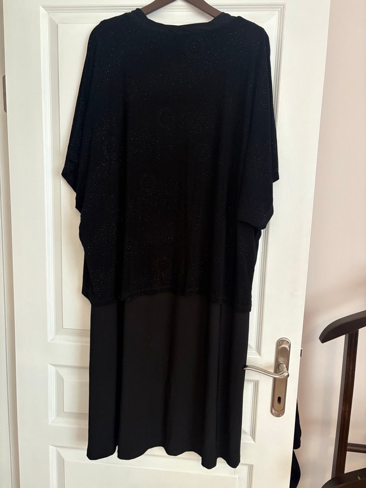 Kadın için Uzun Renkli Taşlı İşlemeli elbise - Görsel 3