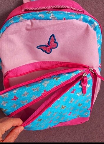 Kelebek Desenli Çocuk Sırt Çantası - Görsel 8
