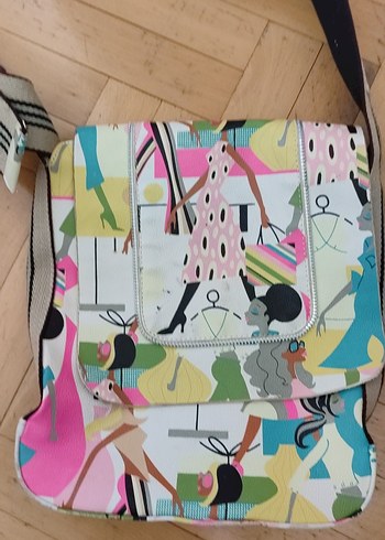 jacadi Pastel Renkli Desenli Kadın Çapraz Çanta j&D Paris
