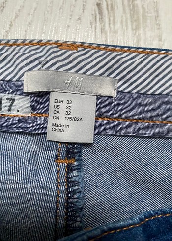 H&M kot pantolon 32 beden - Görsel 2