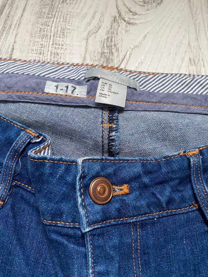 H&M kot pantolon 32 beden - Görsel 5