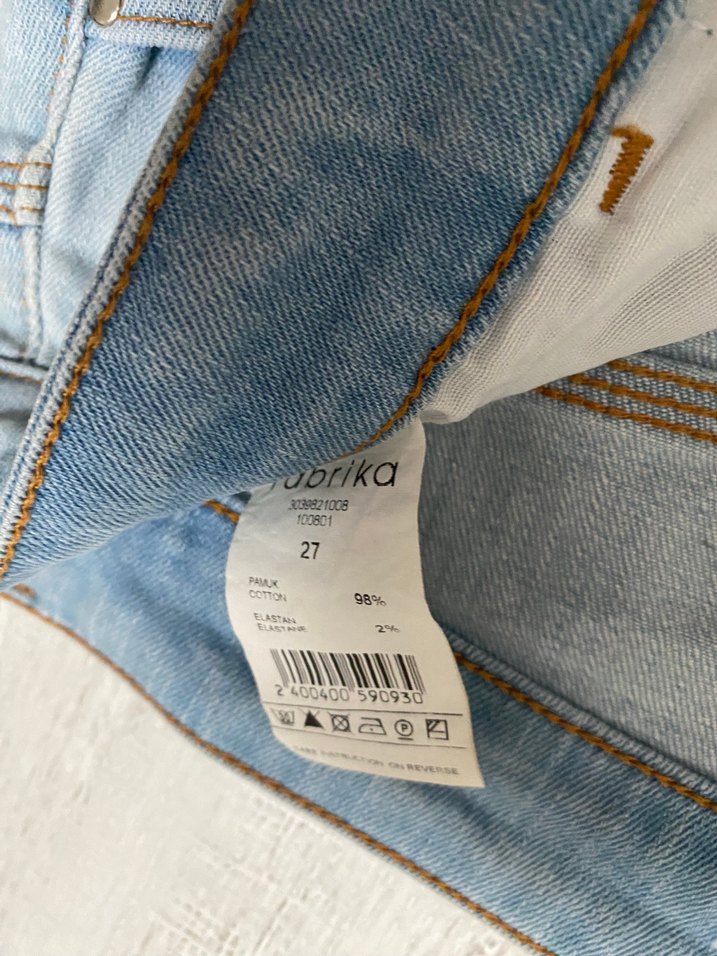 Fabrika kadın jean 27 beden - Görsel 2