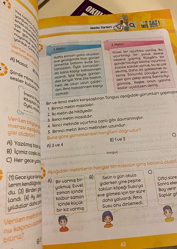 Tonguç 2. Sınıf Zoru Bankası Tüm Dersler - Görsel 5