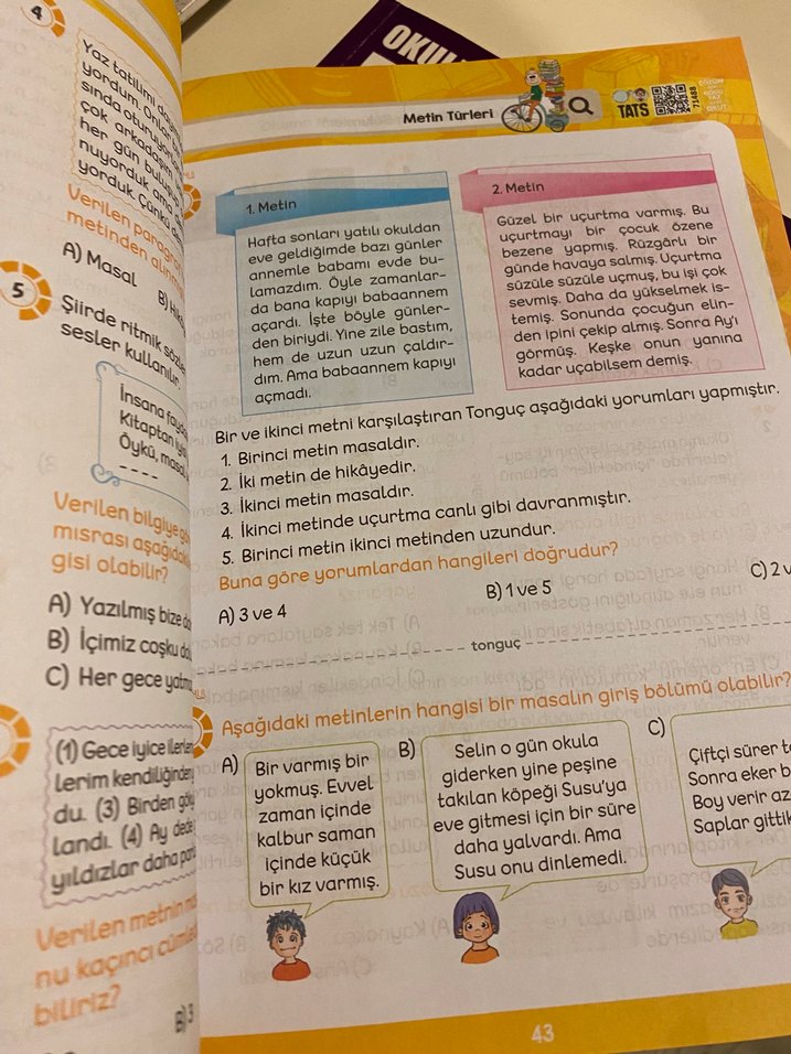 Tonguç 2. Sınıf Zoru Bankası Tüm Dersler - Görsel 5