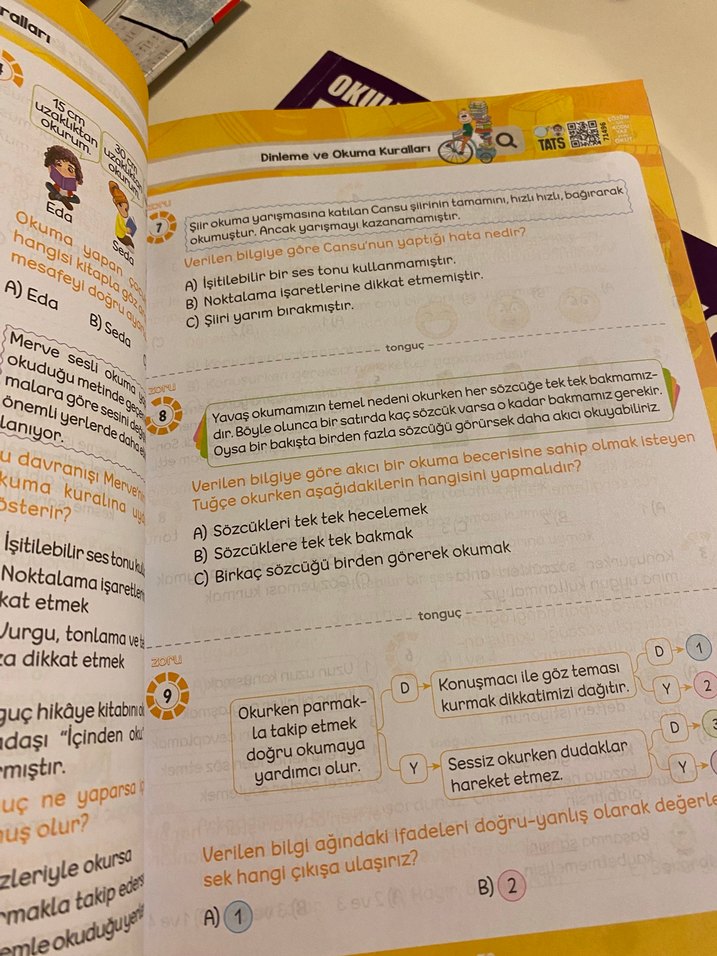 Tonguç 2. Sınıf Zoru Bankası Tüm Dersler - Görsel 4