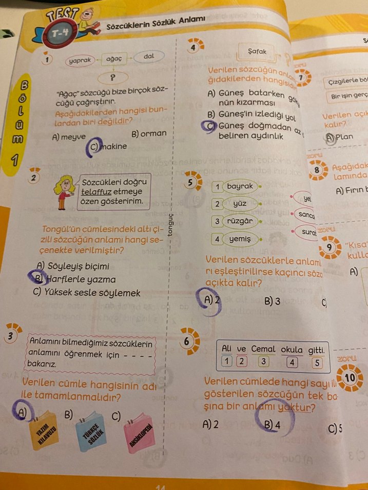 Tonguç 2. Sınıf Zoru Bankası Tüm Dersler - Görsel 2