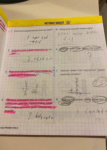 3. Sınıf Yeni Nesil Problem Kitabı - Görsel 3