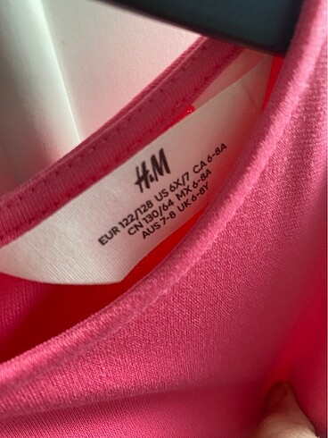 7 Yaş Beden H&M elbise 6-8 yaş 122/128 cm