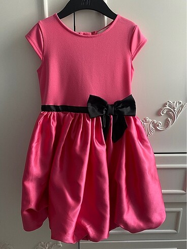 7 Yaş Beden pembe Renk H&M elbise 6-8 yaş 122/128 cm