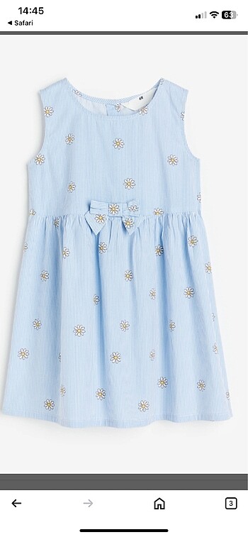 H&M elbise 5-6 yaş