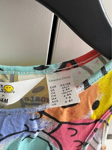 6 Yaş Beden mavi Renk H&M elbise 6-7 yaş 2 adet
