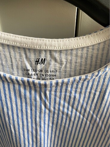 6 Yaş Beden H&M elbise 6-7 yaş 2 adet