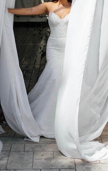 Balık model gelinlik - Görsel 4