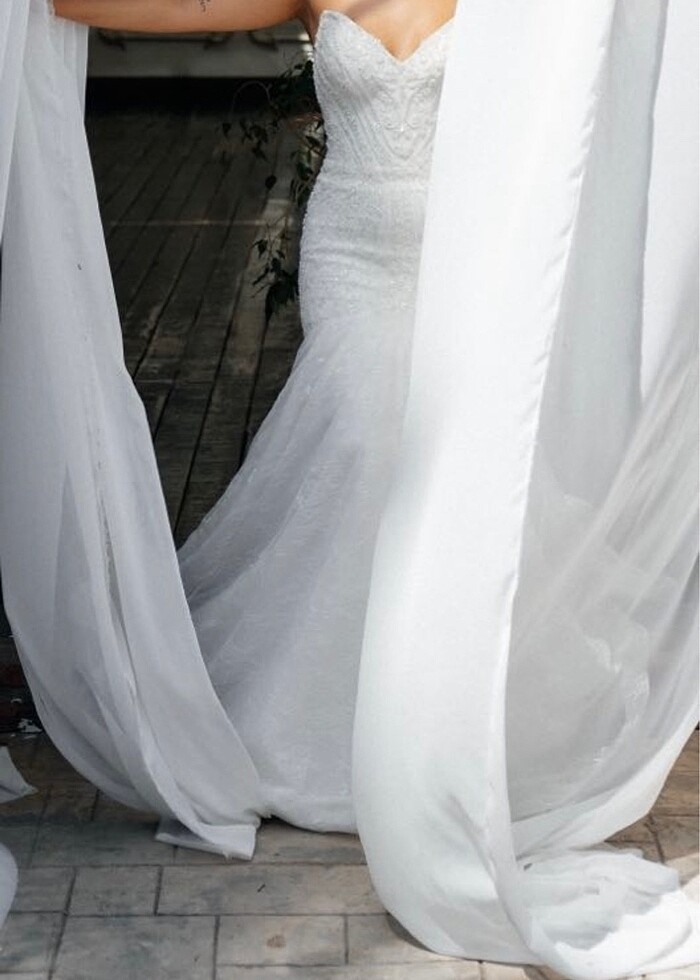 Balık model gelinlik - Görsel 4