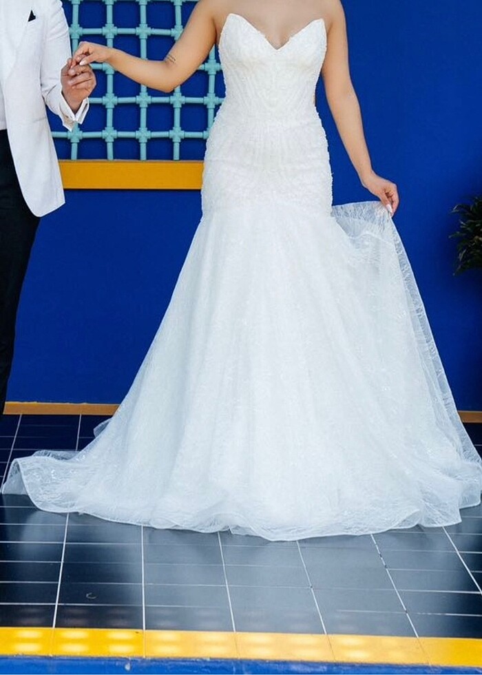 Balık model gelinlik - Görsel 2