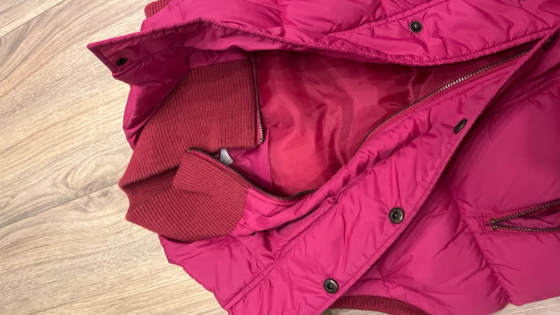 Düğmeli Pembe Kadın Yelek - Görsel 4