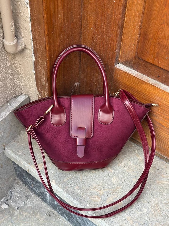 Kahverengi Deri Kadın Çanta - Görsel 4