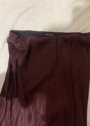 Defacto Bordo Kadın Midi Kumaş Pantolon