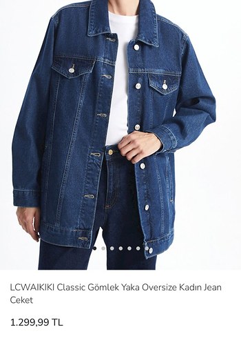 universal Beden Oversize Kadın Jean Ceket