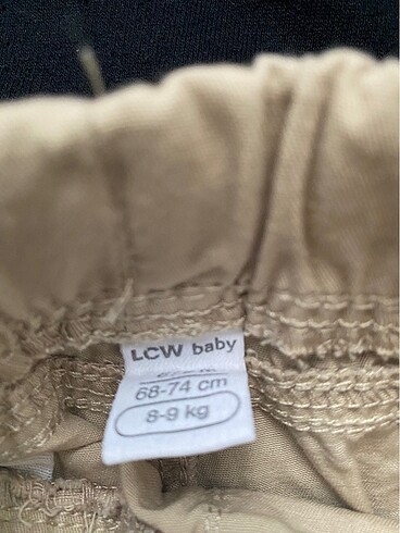 9-12 Ay Beden camel Renk Erkek bebek pantolon
