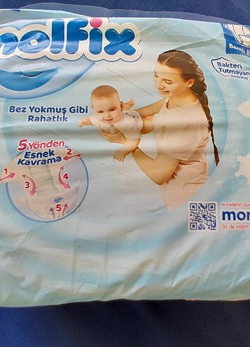 Molfix 3 beden bebek bezi 30 adet